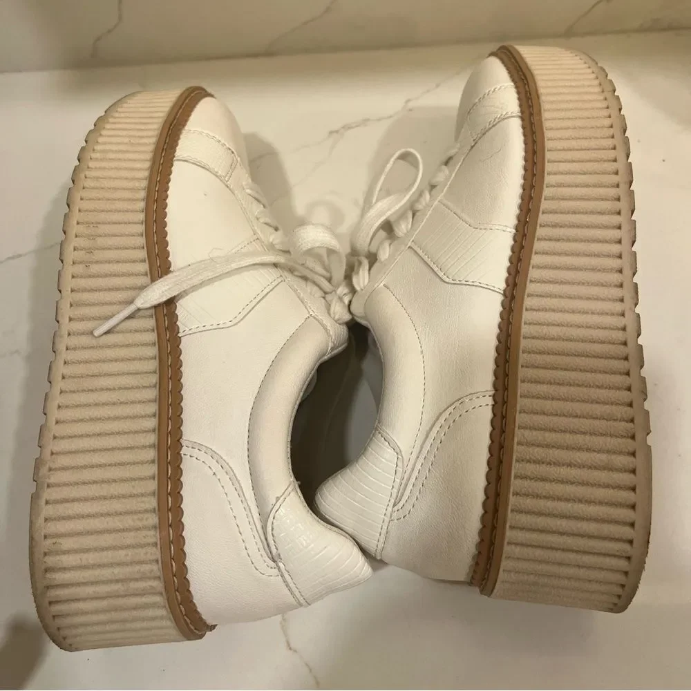DV by Dolce Vita White Platform Sneakers